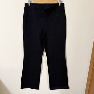 NWT Quince Womens Ultra Stretch Pinte Bootcut Black Pull on Pants Size Large